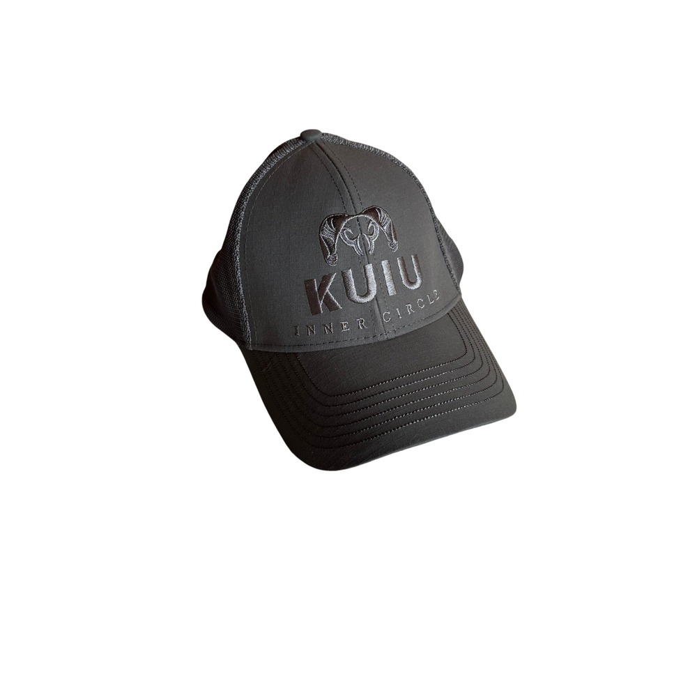KUIU Inner Circle Pro Mesh Back Hat Gunmetal Grey Hunting Snapback Cap